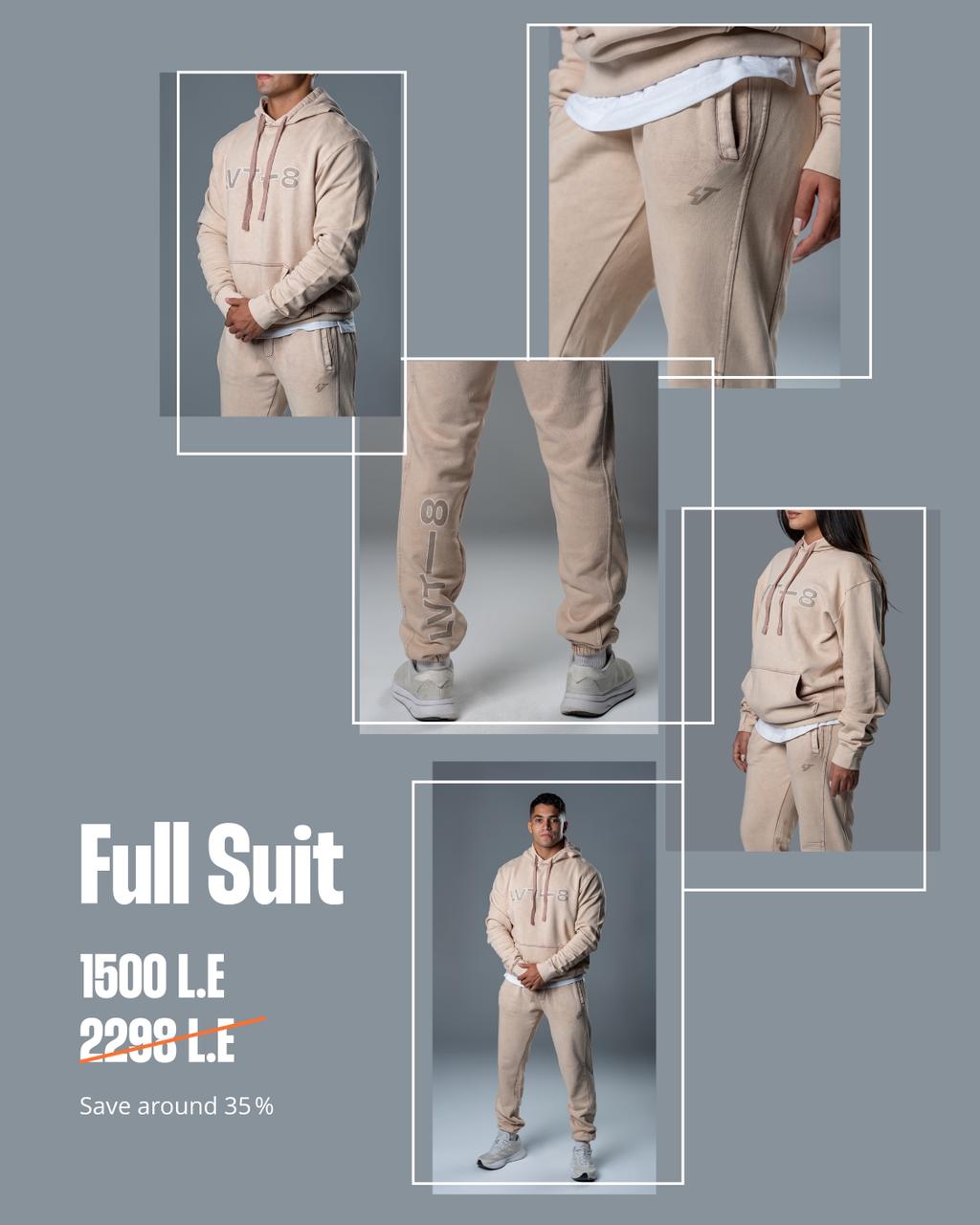 Stonewash Set - Beige