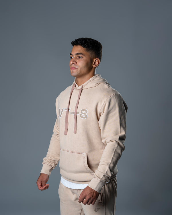 Stonewash Hoodie - Beige