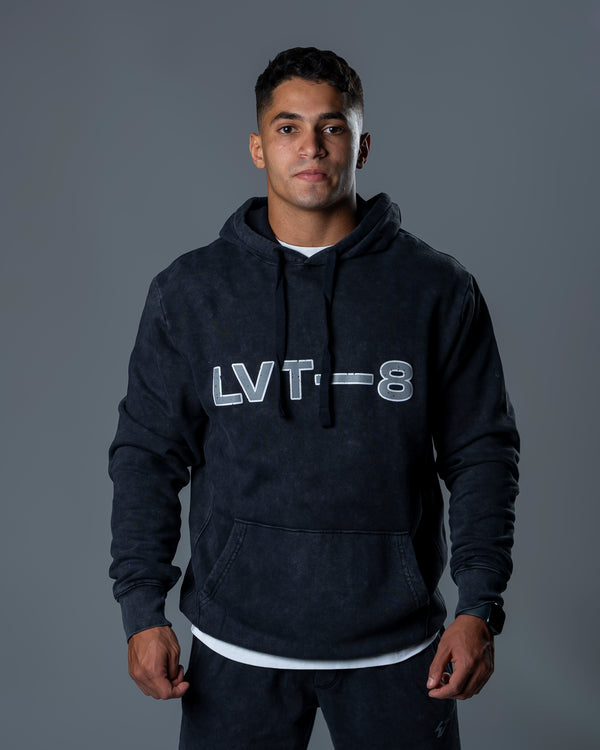 Stonewash Hoodie - Black