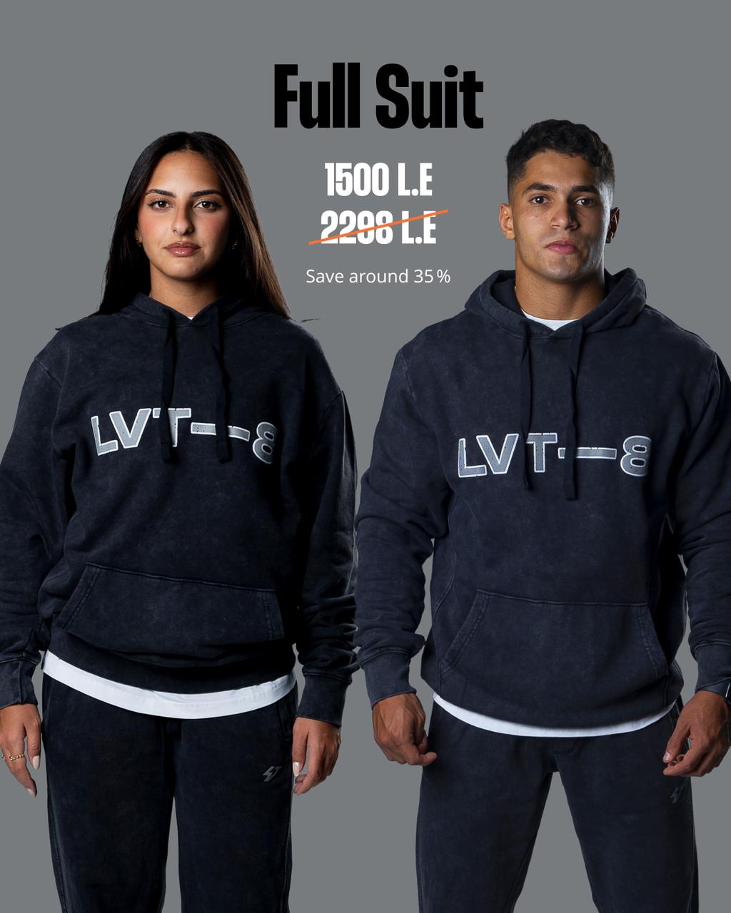 Stonewash Set - Black