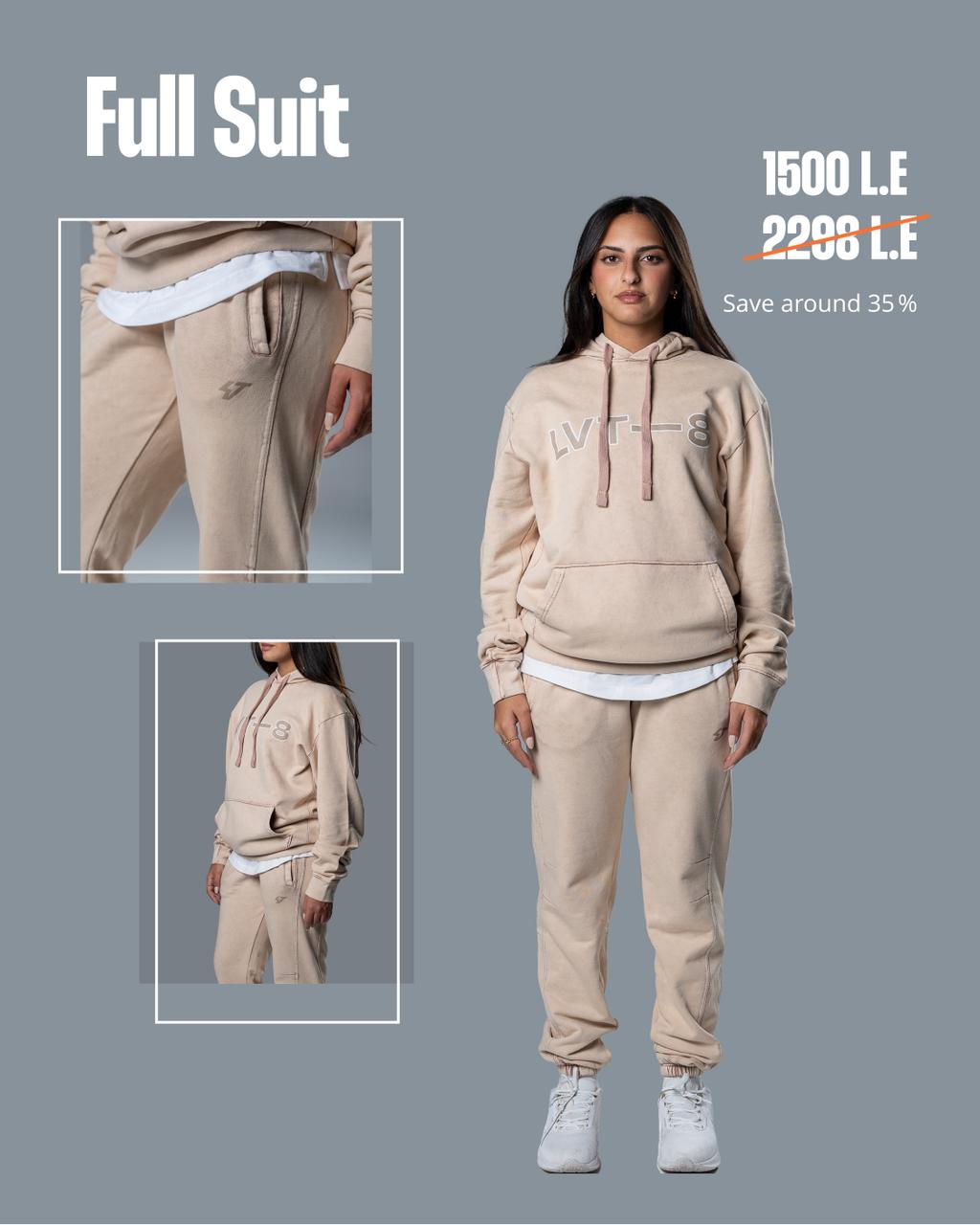 Stonewash Set - Beige