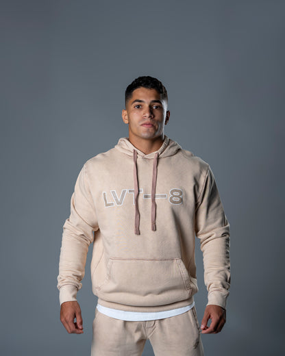Stonewash Hoodie - Beige