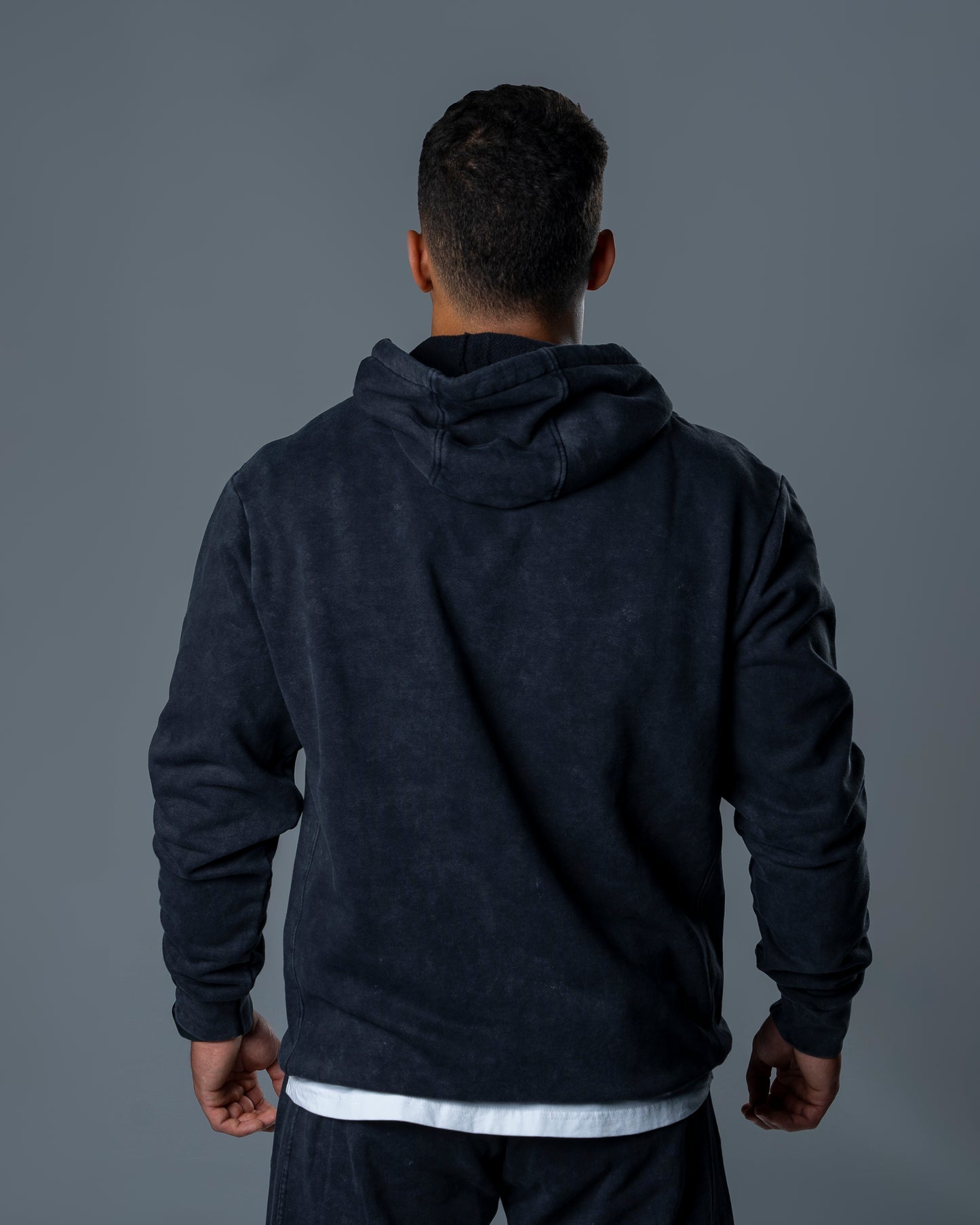 Stonewash Hoodie - Black
