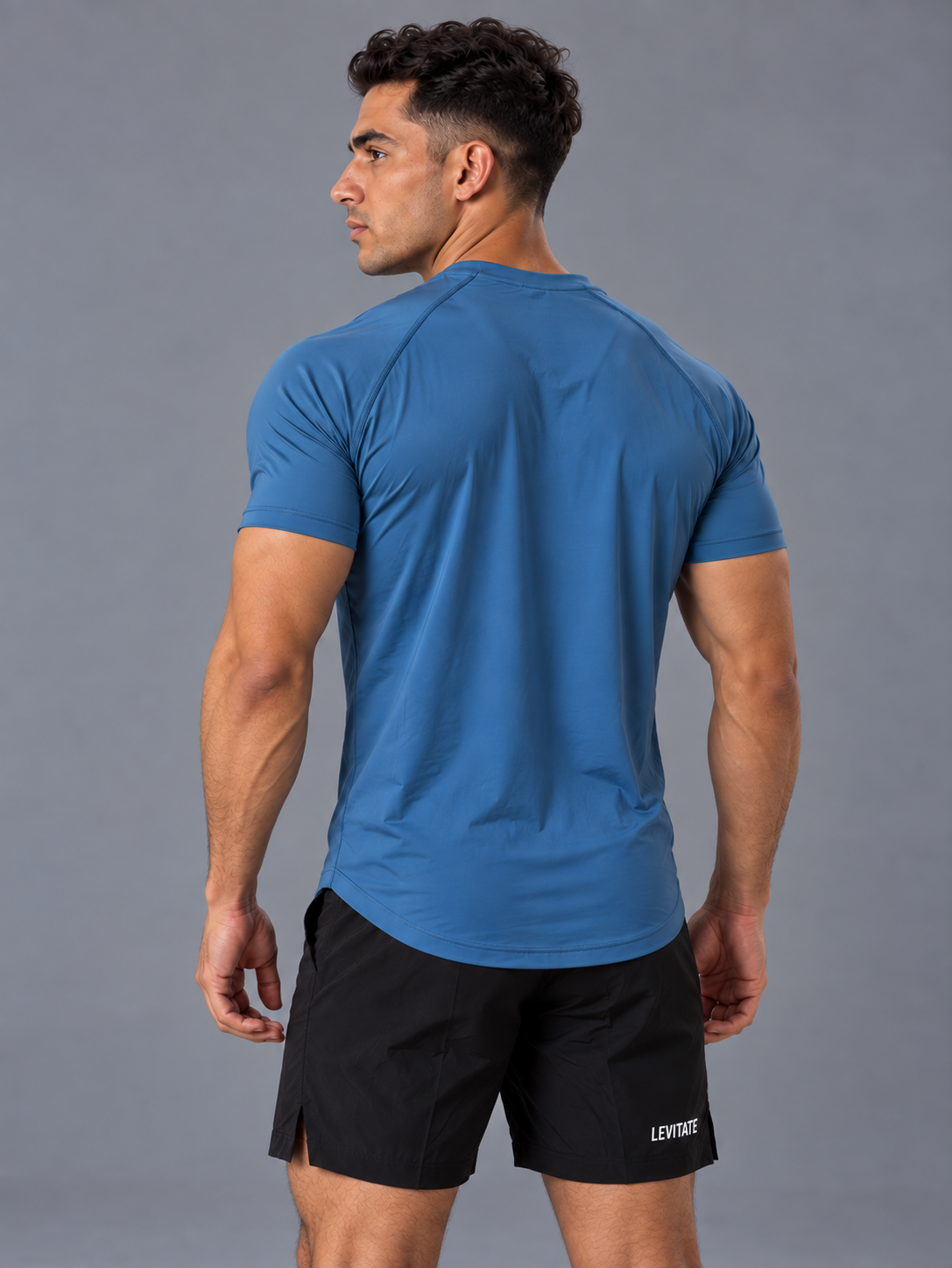 Light performance T-shirt - Titanium Blue
